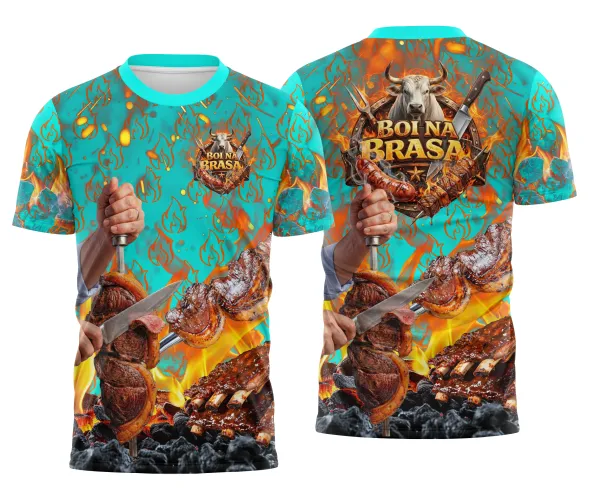 Arte para Camisa Churrascaria Carne Profissional