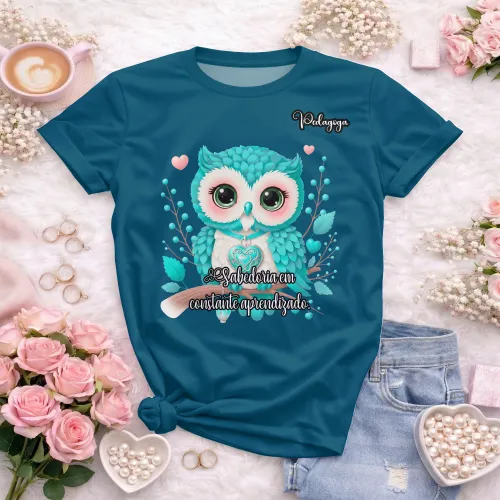 Arte para Camisa de Pedagogia Personalizada | Doces Desenhos