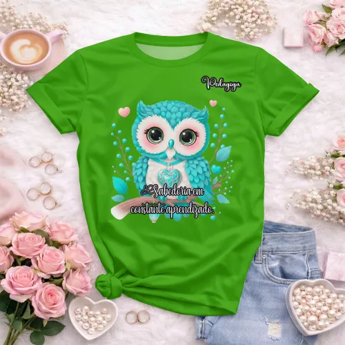 Arte para Camisa de Pedagogia Personalizada | Doces Desenhos