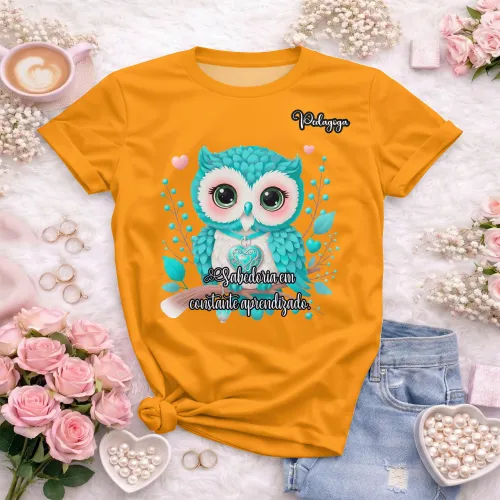 Arte para Camisa de Pedagogia Personalizada | Doces Desenhos