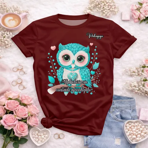 Arte para Camisa de Pedagogia Personalizada | Doces Desenhos