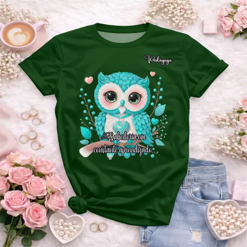 Arte para Camisa de Pedagogia Personalizada | Doces Desenhos