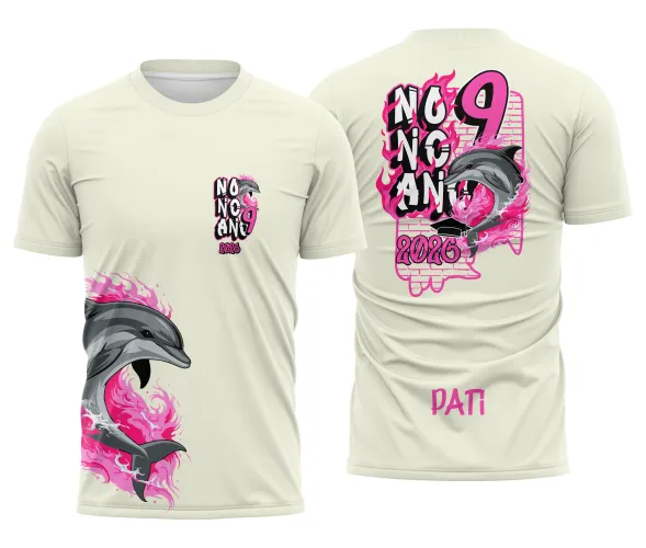 Arte para Camisa Escolar Nono Ano Golfinho – CDR Pronto