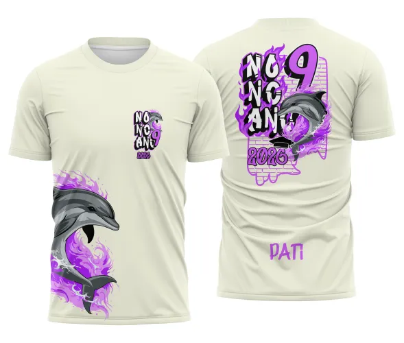 Arte para Camisa Escolar Nono Ano Golfinho – CDR Pronto