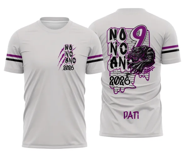 Arte para Camisa Escolar Nono Ano Pantera – Arquivo CDR Pronto