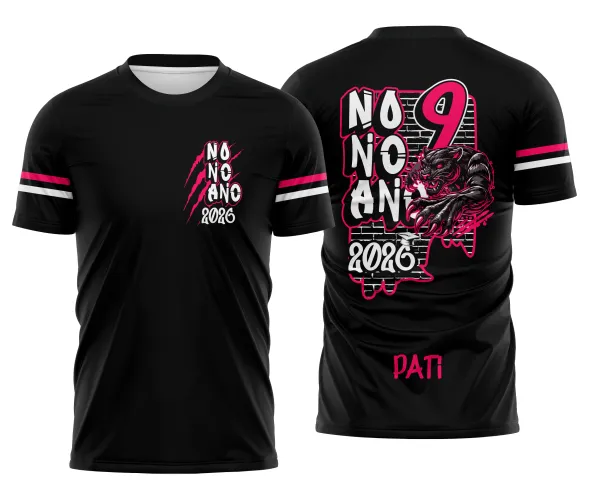 Arte para Camisa Escolar Nono Ano Pantera – Arquivo CDR Pronto