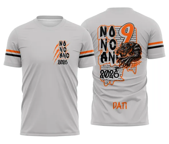 Arte para Camisa Escolar Nono Ano Pantera – Arquivo CDR Pronto