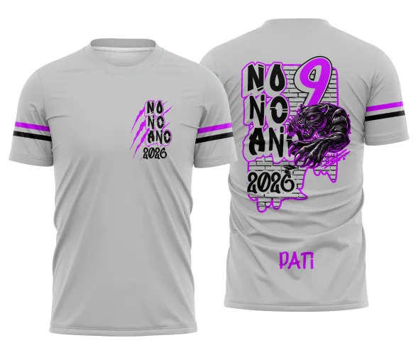 Arte para Camisa Escolar Nono Ano Pantera – Arquivo CDR Pronto