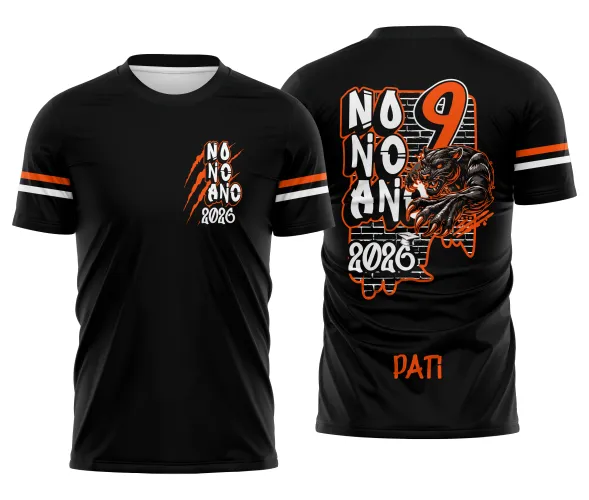 Arte para Camisa Escolar Nono Ano Pantera – Arquivo CDR Pronto