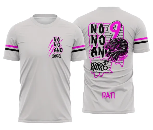 Arte para Camisa Escolar Nono Ano Pantera – Arquivo CDR Pronto