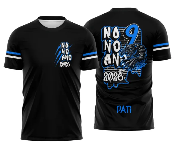 Arte para Camisa Escolar Nono Ano Pantera – Arquivo CDR Pronto