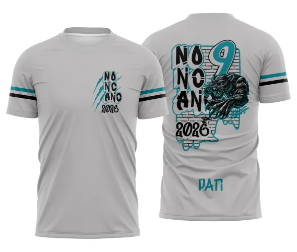 Arte para Camisa Escolar Nono Ano Pantera – Arquivo CDR Pronto