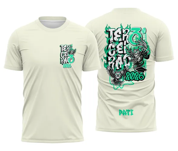 Arte para Camisa Escolar Terceirão Coruja – CDR Pronto