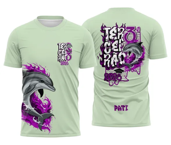 Arte para Camisa Escolar Terceirão Golfinho – CDR Pronto