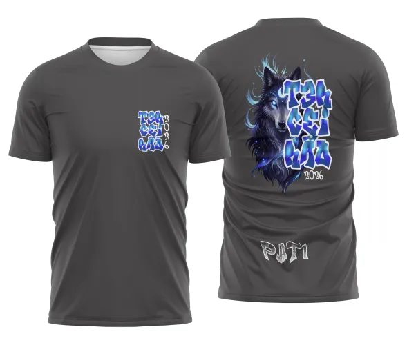 Arte para Camisa Terceirão Lobo | Doces Desenhos