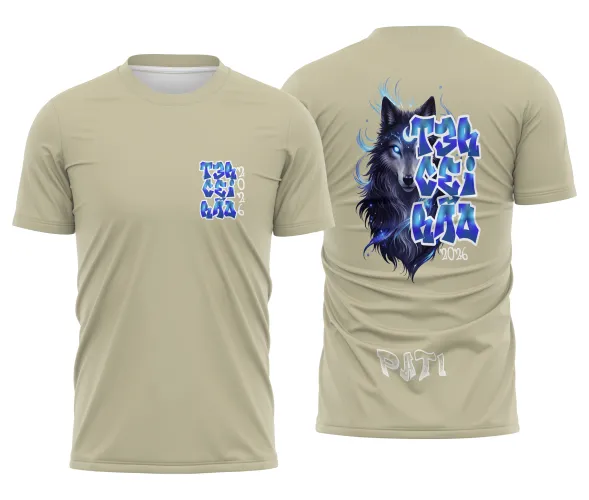 Arte para Camisa Terceirão Lobo | Doces Desenhos