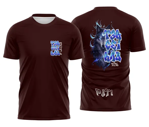 Arte para Camisa Terceirão Lobo | Doces Desenhos