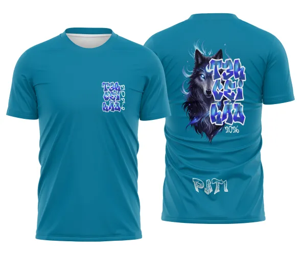 Arte para Camisa Terceirão Lobo | Doces Desenhos