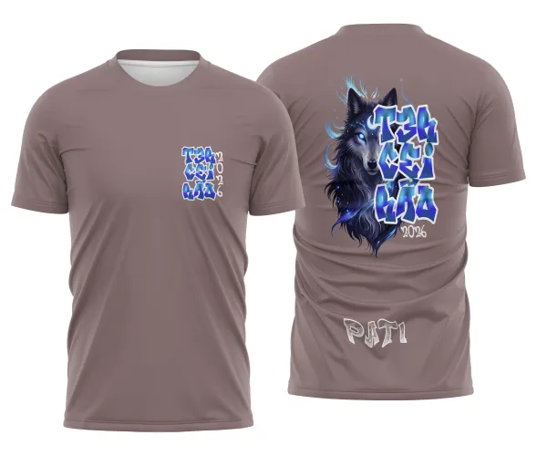 Arte para Camisa Terceirão Lobo | Doces Desenhos