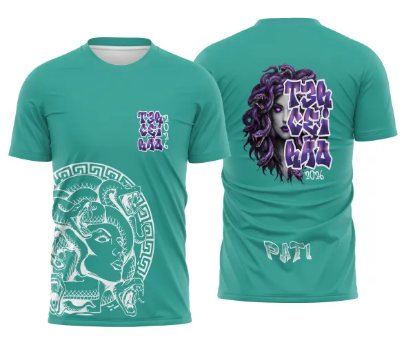 Arte para Camisa Terceirão Medusa | Doces Desenhos