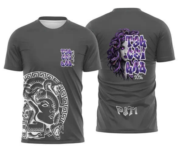 Arte para Camisa Terceirão Medusa | Doces Desenhos