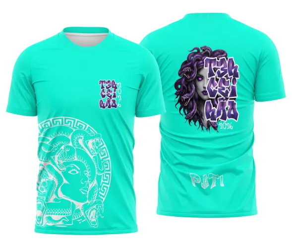 Arte para Camisa Terceirão Medusa | Doces Desenhos