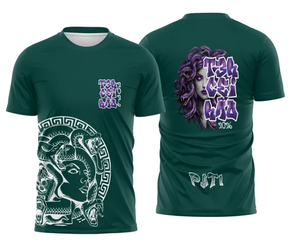 Arte para Camisa Terceirão Medusa | Doces Desenhos