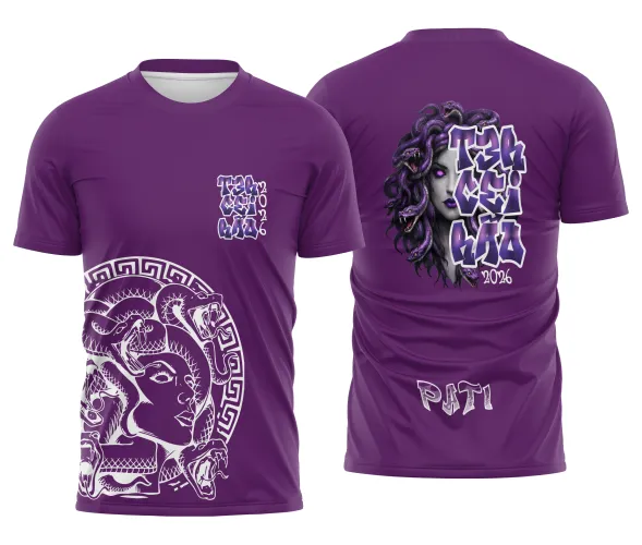 Arte para Camisa Terceirão Medusa | Doces Desenhos