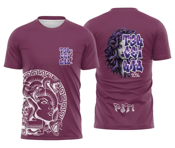 Arte para Camisa Terceirão Medusa | Doces Desenhos