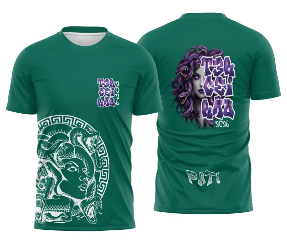 Arte para Camisa Terceirão Medusa | Doces Desenhos