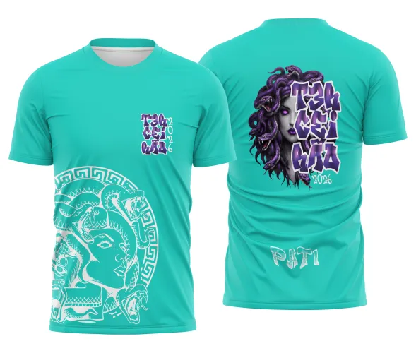 Arte para Camisa Terceirão Medusa | Doces Desenhos