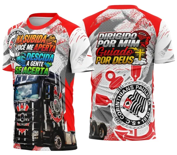 Arte para Camiseta de Caminhoneiro – Estampa Personalizada Profissional