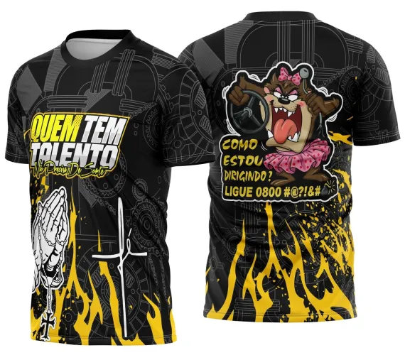 Arte para Camiseta de Caminhoneiro – Estampa Personalizada Profissional