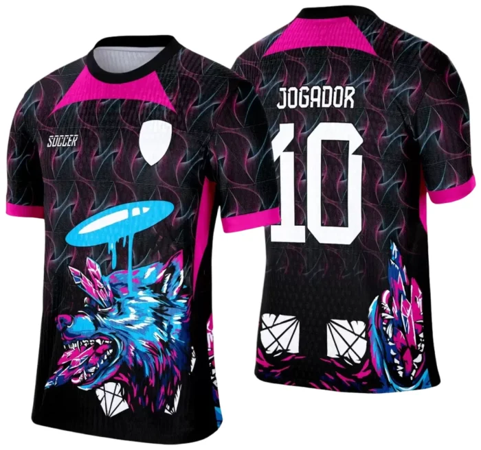 Arte para Estampa de Camiseta Escolar 2025 – Interclasse 2025 - Tema de Lobo