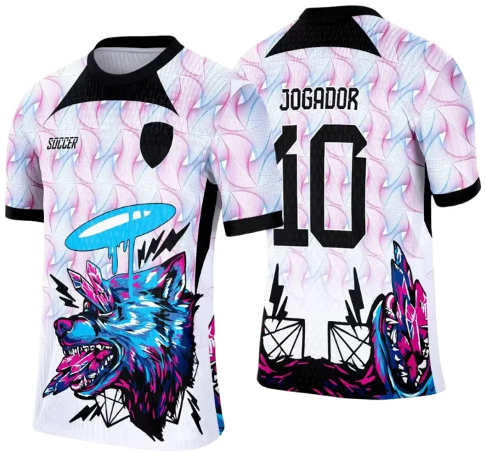 Arte para Estampa de Camiseta Escolar 2025 – Interclasse 2025 - Tema de Lobo