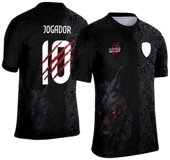 Arte para Estampa de Camiseta Escolar 2025 – Interclasse 2025 - Tema de Lobo