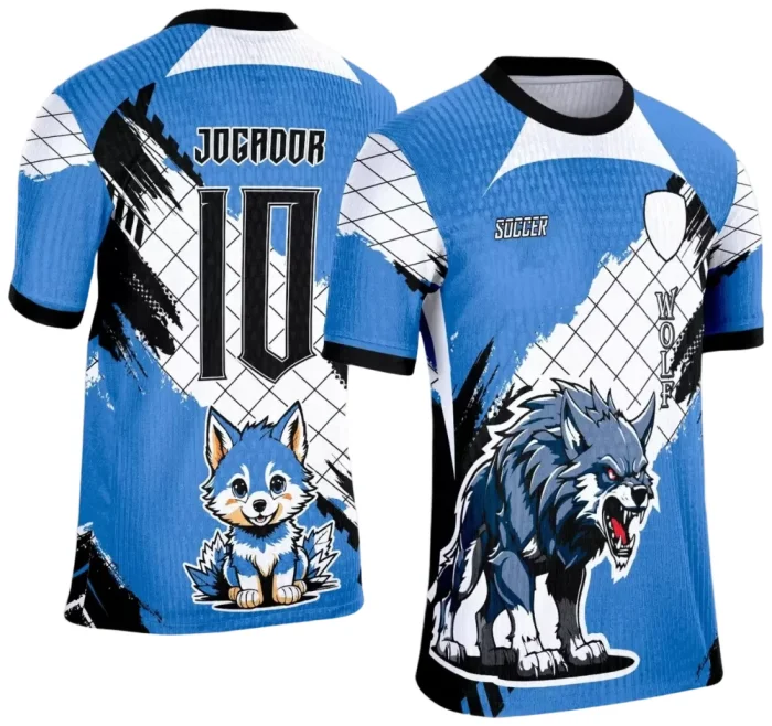 Arte para Estampa de Camiseta Escolar 2025 – Interclasse 2025 - Tema de Lobo