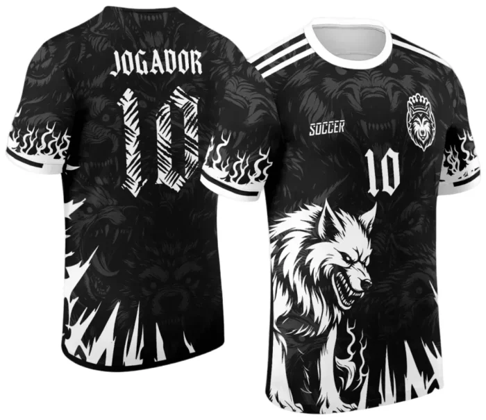 Arte para Estampa de Camiseta Escolar 2025 – Interclasse 2025 - Tema de Lobo