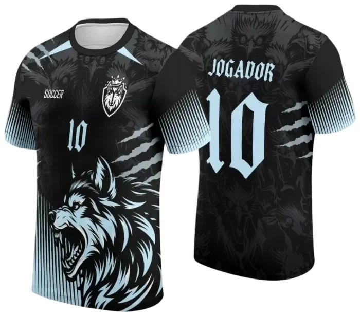 Arte para Estampa de Camiseta Escolar 2025 – Interclasse 2025 - Tema de Lobo