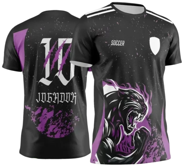 Arte para Estampa de Camiseta Escolar 2025 – Interclasse 2025 - Tema de Pantera 