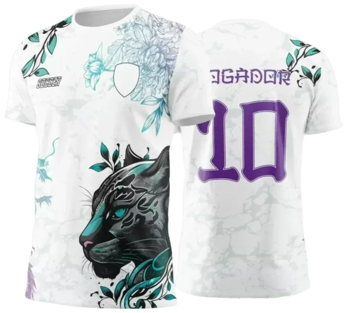 Arte para Estampa de Camiseta Escolar 2025 – Interclasse 2025 - Tema de Pantera 