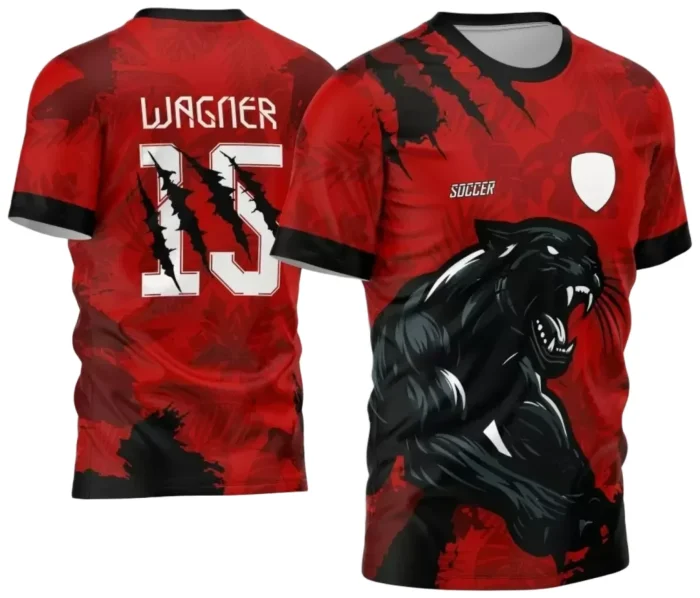 Arte para Estampa de Camiseta Escolar 2025 – Interclasse 2025 - Tema de Pantera 