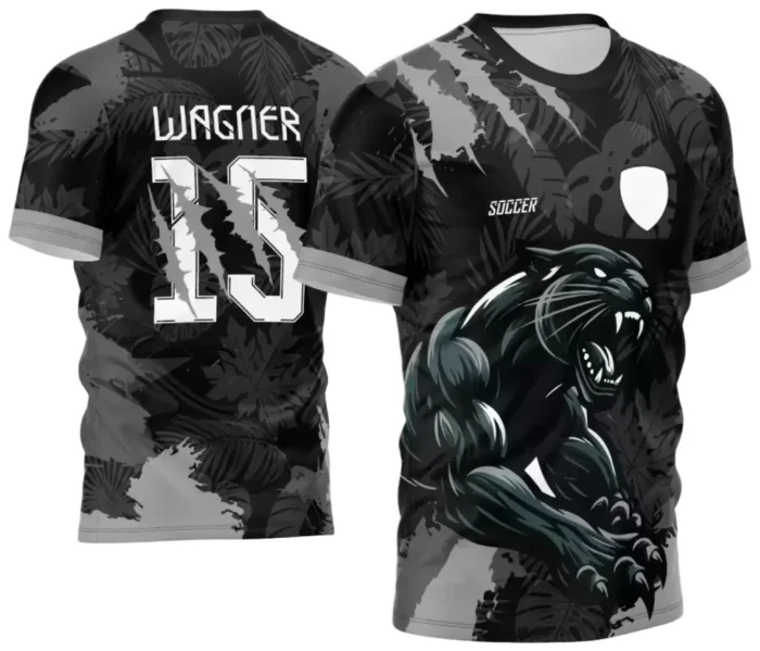 Arte para Estampa de Camiseta Escolar 2025 – Interclasse 2025 - Tema de Pantera 