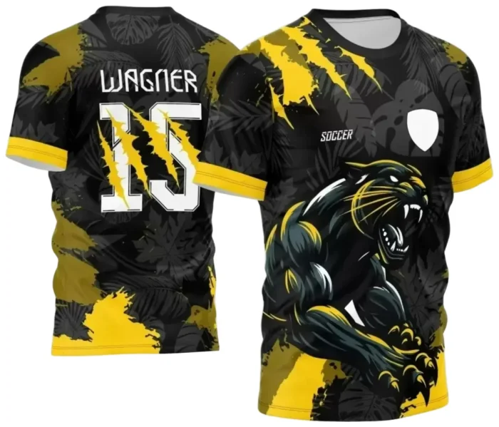 Arte para Estampa de Camiseta Escolar 2025 – Interclasse 2025 - Tema de Pantera 