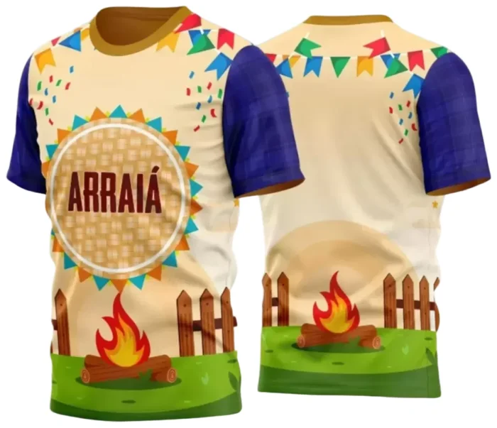 Arte Personalizada para Camisetas - São João - Arraiá - 2025