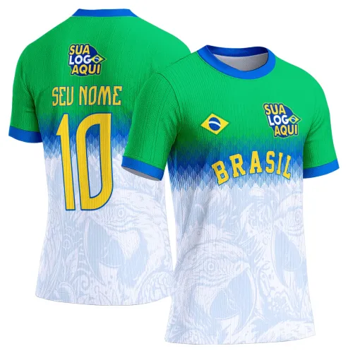 Arte torcida Brasil futebol mundial, ideal para camiseta personalizada de torcedor brasileiro.
