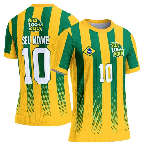 Arte torcida brasileira 2026 para sublimação, indicada para camisetas esportivas e personalizadas.