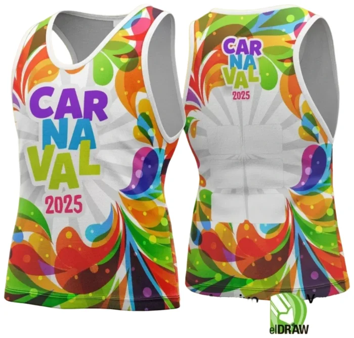 Arte Uniforme Camisa - Bloco Abadá Sublimação Carnaval - 2025