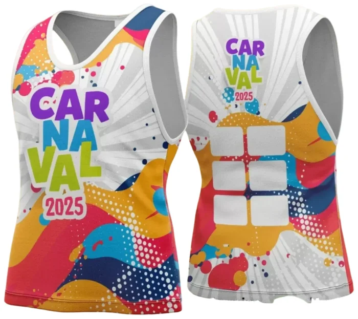 Arte Uniforme Camisa - Bloco Abadá Sublimação Carnaval - 2025
