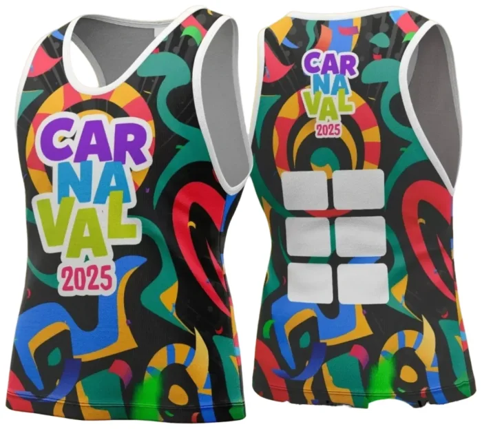Arte Uniforme Camisa - Bloco Abadá Sublimação Carnaval - 2025